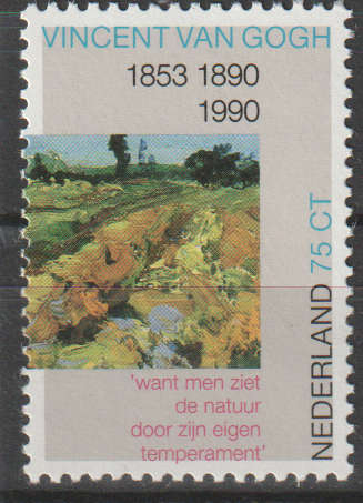 NETHERLANDS 1990 The 100th Anniversary of Vincent van Gogh´s Death UMM SG 1570