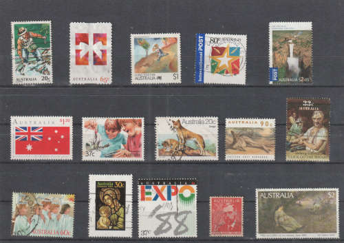 AUSTRALIA SELECTION BID PER STAMP TO TAKE ALL CARD EXCLUDED