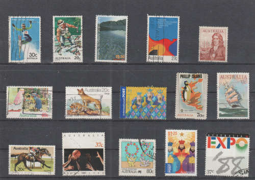 AUSTRALIA SELECTION BID PER STAMP TO TAKE ALL CARD EXCLUDED