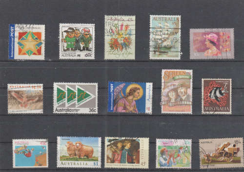 AUSTRALIA SELECTION BID PER STAMP TO TAKE ALL CARD EXCLUDED