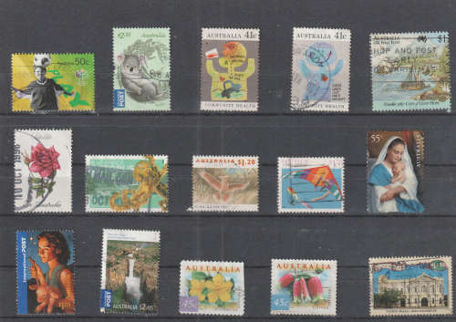 AUSTRALIA SELECTION BID PER STAMP TO TAKE ALL CARD EXCLUDED