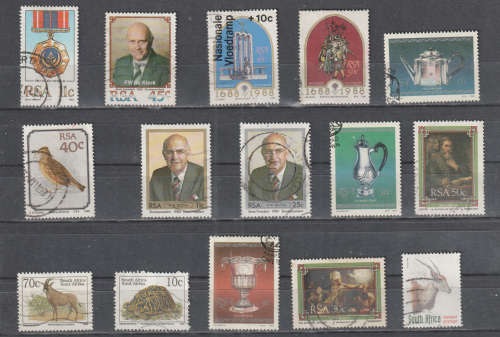 SOUTH AFRICA SELECTION BID PER STAMP TO TAKE ALL CARD EXCLUDED