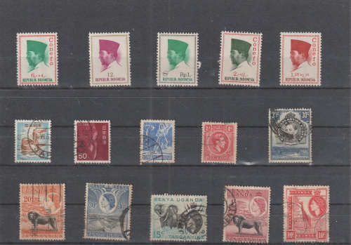 WORLD SELECTION BID PER STAMP TO TAKE ALL CARD EXCLUDED