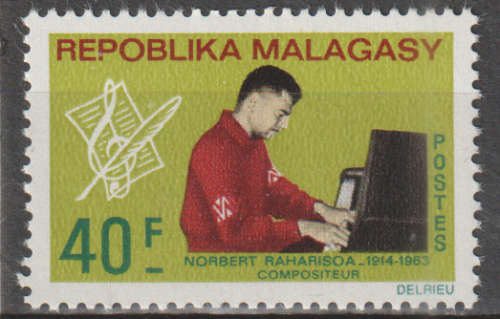 MALAGASY 1967 The 4th Anniversary of the Death of Norbert Raharisoa, 1914-1963 UMM SG 130