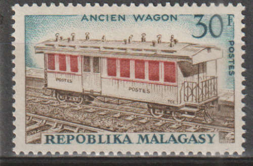 MALAGASY 1965 History of Transportation UMM SG 108