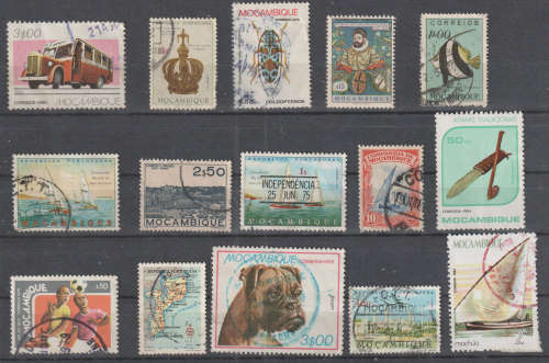 MOZAMBIQUE SELECTION BID PER STAMP TO TAKE ALL CARD EXCLUDED