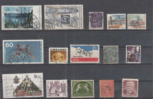 WORLD SELECTION BID PER STAMP TO TAKE ALL CARD EXCLUDED