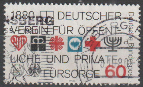 GERMANY 1980 The 100th Anniversary of the Welfare ULH SG 1917