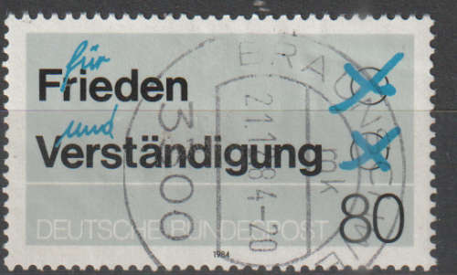 GERMANY 1984 Peace and Understanding ULH SG 2080
