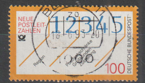 GERMANY 1993 The Introduction of City Code Numbers ULH SG 2505