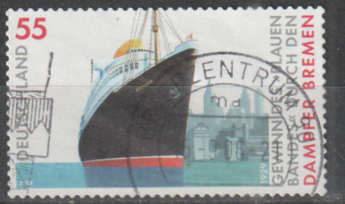 GERMANY 2004 The 75th Anniversary of the Steamer `Bremen` Winning the Blue Ribbon ULH SG 3283