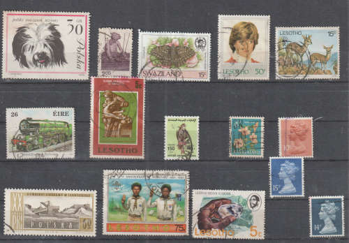 WORLD SELECTION BID PER STAMP TO TAKE ALL CARD EXCLUDED
