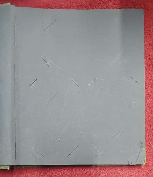 LARGE VINTAGE POST CARD ALBUM MAJORITY OF PAGES NOT USED REDUCED