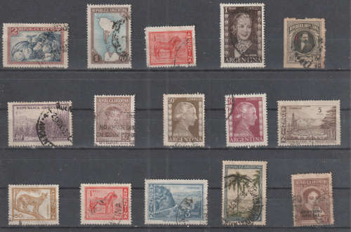 ARGENTINA SELECTION BID PER STAMP TO TAKE ALL CARD EXCLUDED