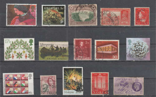 WORLD SELECTION BID PER STAMP TO TAKE ALL CARD EXCLUDED