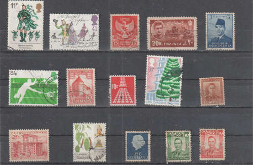 WORLD SELECTION BID PER STAMP TO TAKE ALL CARD EXCLUDED