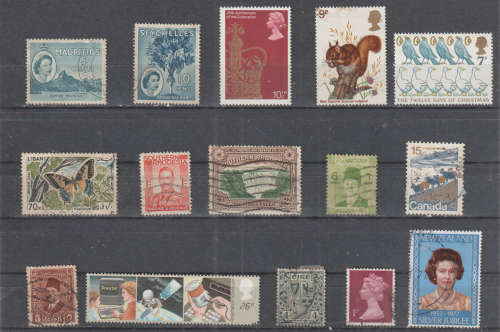 WORLD SELECTION BID PER STAMP TO TAKE ALL CARD EXCLUDED
