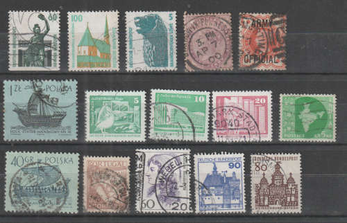 WORLD SELECTION BID PER STAMP TO TAKE ALL CARD EXCLUDED
