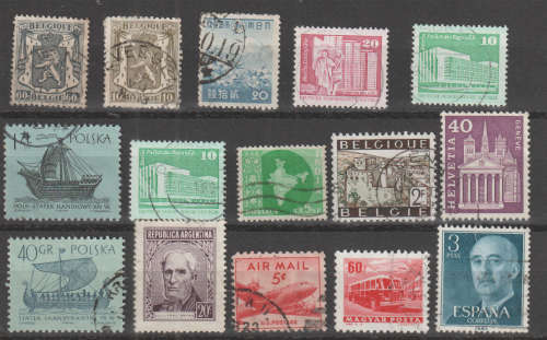 WORLD SELECTION BID PER STAMP TO TAKE ALL CARD EXCLUDED