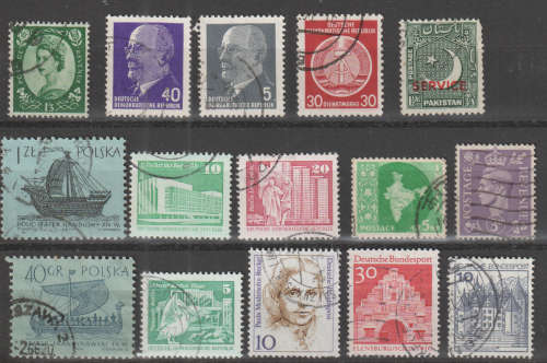 WORLD SELECTION BID PER STAMP TO TAKE ALL CARD EXCLUDED