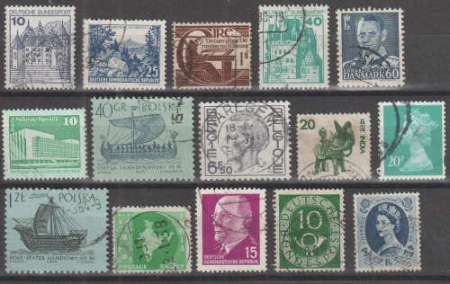 WORLD SELECTION BID PER STAMP TO TAKE ALL CARD EXCLUDED
