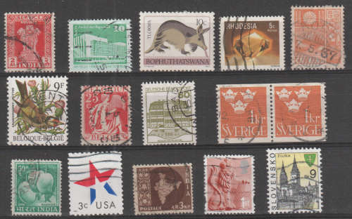 WORLD SELECTION BID PER STAMP TO TAKE ALL CARD EXCLUDED