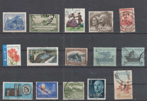 WORLD SELECTION BID PER STAMP TO TAKE ALL CARD EXCLUDED