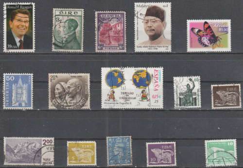 WORLD SELECTION BID PER STAMP TO TAKE ALL CARD EXCLUDED