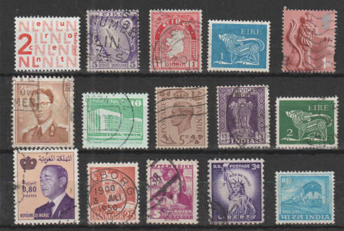 WORLD SELECTION BID PER STAMP TO TAKE ALL CARD EXCLUDED