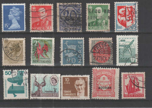 WORLD SELECTION BID PER STAMP TO TAKE ALL CARD EXCLUDED