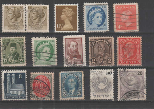 WORLD SELECTION BID PER STAMP TO TAKE ALL CARD EXCLUDED