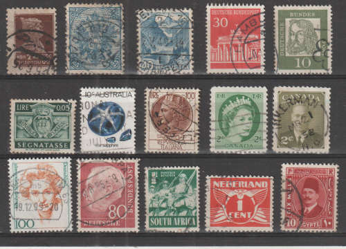 WORLD SELECTION BID PER STAMP TO TAKE ALL CARD EXCLUDED