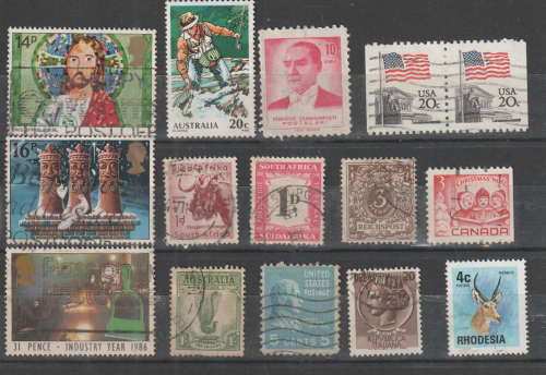 WORLD SELECTION BID PER STAMP TO TAKE ALL CARD EXCLUDED