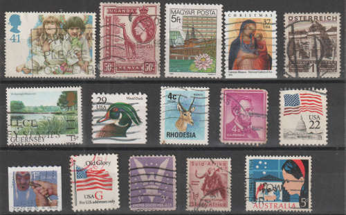 WORLD SELECTION BID PER STAMP TO TAKE ALL CARD EXCLUDED