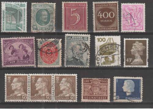 WORLD SELECTION BID PER STAMP TO TAKE ALL CARD EXCLUDED