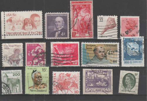 WORLD SELECTION BID PER STAMP TO TAKE ALL CARD EXCLUDED