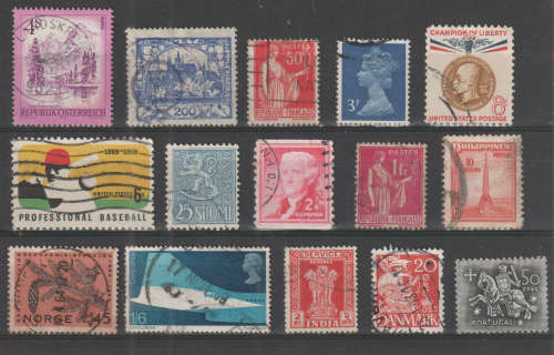 WORLD SELECTION BID PER STAMP TO TAKE ALL CARD EXCLUDED