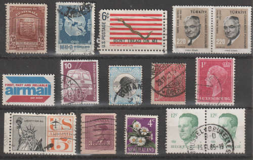 WORLD SELECTION BID PER STAMP TO TAKE ALL CARD EXCLUDED