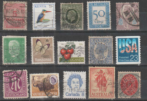 WORLD SELECTION BID PER STAMP TO TAKE ALL CARD EXCLUDED
