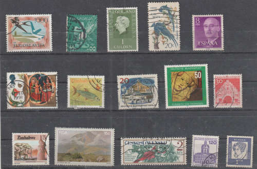 WORLD SELECTION BID PER STAMP TO TAKE ALL CARD EXCLUDED