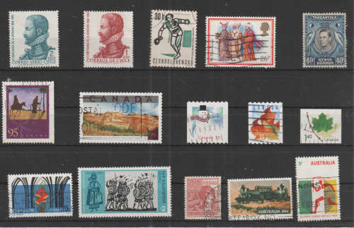 WORLD SELECTION BID PER STAMP TO TAKE ALL CARD EXCLUDED