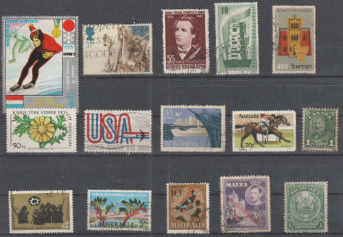 WORLD SELECTION BID PER STAMP TO TAKE ALL CARD EXCLUDED