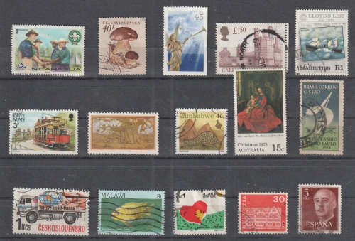 WORLD SELECTION BID PER STAMP TO TAKE ALL CARD EXCLUDED