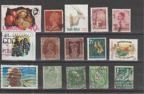 WORLD SELECTION BID PER STAMP TO TAKE ALL CARD EXCLUDED