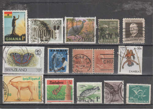WORLD SELECTION BID PER STAMP TO TAKE ALL CARD EXCLUDED