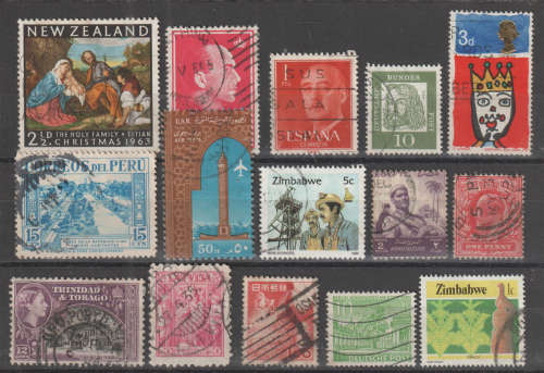 WORLD SELECTION BID PER STAMP TO TAKE ALL CARD EXCLUDED