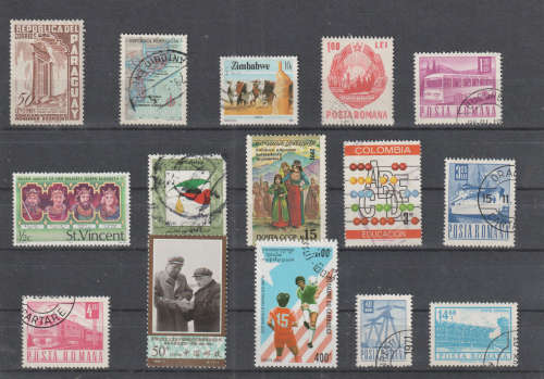 WORLD SELECTION BID PER STAMP TO TAKE ALL CARD EXCLUDED