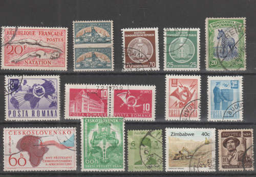 WORLD SELECTION BID PER STAMP TO TAKE ALL CARD EXCLUDED
