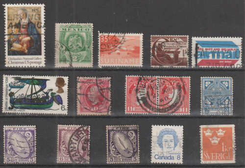 WORLD SELECTION BID PER STAMP TO TAKE ALL CARD EXCLUDED
