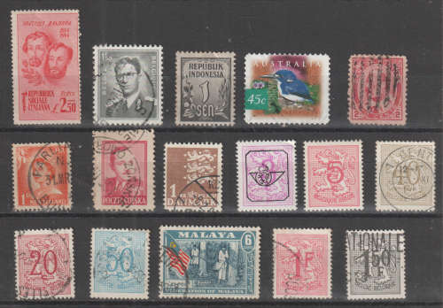 WORLD SELECTION BID PER STAMP TO TAKE ALL CARD EXCLUDED